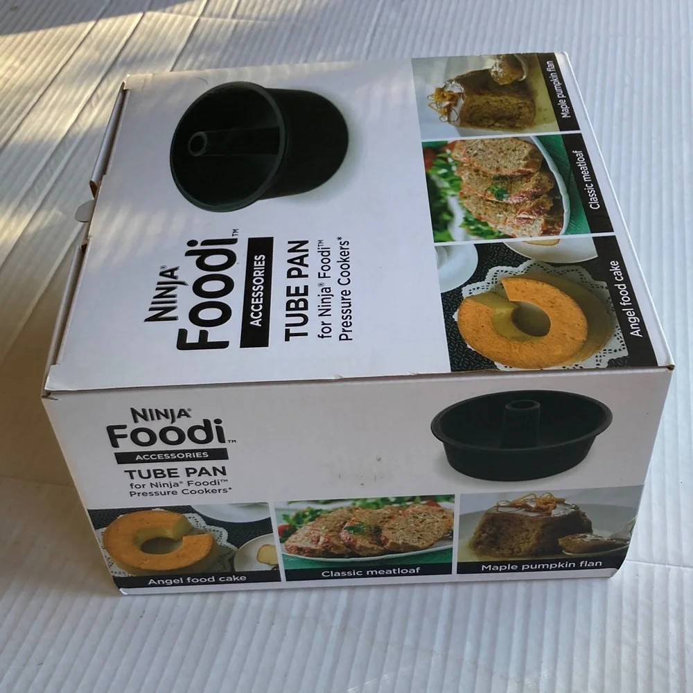 NINJA FOODIE Tube Pan Cakes Bread and Bun Cakes 8.89 x 4.02 inches